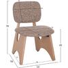 ΚΑΡΕΚΛΑ ΤΡΑΠΕΖΑΡΙΑΣ BELLISI HM18248.01 ΚΑΦΕ ΥΦΑΣΜΑ-PLYWOOD ΧΡΩΜΑ ΔΡΥΟΣ 53x56x78Υεκ. (σετ 2 τεμαχίων)