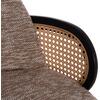 ΣΚΑΜΠΟ ΜΠΑΡ ΠΕΡΙΣΤΡΕΦΟΜΕΝΟ BECKER HM18251.03 PLYWOOD ΜΑΥΡΟ--ΚΑΦΕ ΥΦΑΣΜΑ 50x52x100Υ (σετ 2 τεμαχίων)