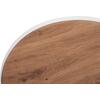 ΤΡΑΠΕΖΑΚΙ ΒΟΗΘΗΤΙΚΟ DENTON HM18023.02 MDF TOP ΦΥΣΙΚΟ ΞΥΛΟΥ-ΒΑΣΗ ΛΕΥΚΗ Φ45x51,5Υεκ.