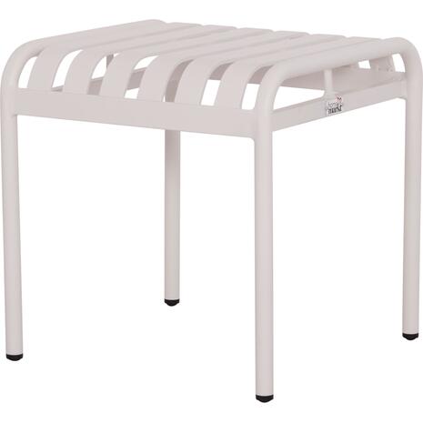 ΣΚΑΜΠΟ ΑΛΟΥΜΙΝΙΟΥ RACHEL HM6340.02 ΛΕΥΚΟ 45x45x46Υεκ.