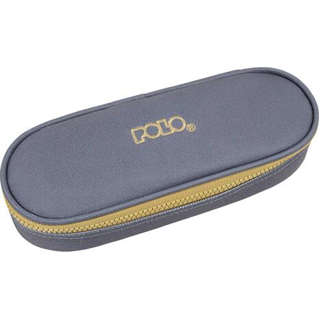 Κασετίνα οβάλ Polo BOX ΙΙΙ Grey/Gold