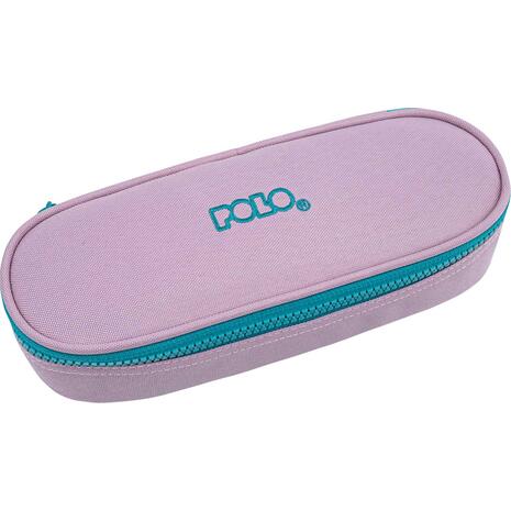 Κασετίνα οβάλ Polo BOX III Pink/Petrol