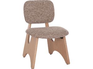 ΚΑΡΕΚΛΑ ΤΡΑΠΕΖΑΡΙΑΣ BELLISI HM18248.01 ΚΑΦΕ ΥΦΑΣΜΑ-PLYWOOD ΧΡΩΜΑ ΔΡΥΟΣ 53x56x78Υεκ. (σετ 2 τεμαχίων)