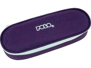 Κασετίνα οβάλ Polo BOX ΙΙΙ Purple/Turquoise