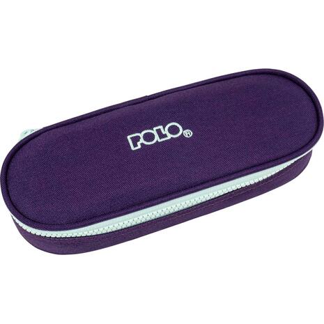 Κασετίνα οβάλ Polo BOX ΙΙΙ Purple/Turquoise