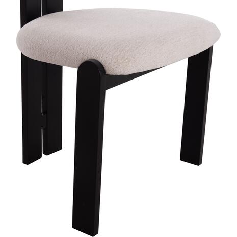 ΚΑΡΕΚΛΑ ΤΡΑΠΕΖΑΡΙΑΣ KARVO HM18252.02 ΕΚΡΟΥ ΥΦΑΣΜΑ--ΞΥΛΟ ΣΕ ΜΑΥΡΟ 57x50x78,5Υεκ. (σετ 2 τεμαχίων)