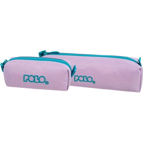 Κασετίνα βαρελάκι Polo Wallet IV Pink/Petrol (937006-3958)
