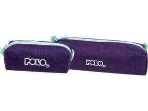 Κασετίνα βαρελάκι Polo Wallet IV Purple/Turquoise (937006-4759)