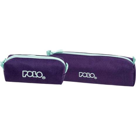 Κασετίνα βαρελάκι Polo Wallet IV Purple/Turquoise (937006-4759)