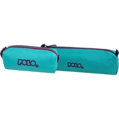 Κασετίνα βαρελάκι Polo Wallet IV Petrol/Purple (937006-5847)