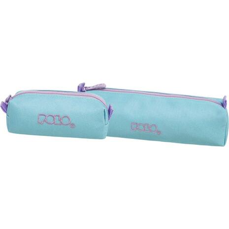 Κασετίνα βαρελάκι Polo Wallet IV Turquoise/Lilac (937006-5945)
