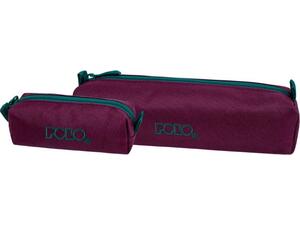 Κασετίνα βαρελάκι Polo Wallet IV Bordeaux/Kaitoke Green (937006-3364)