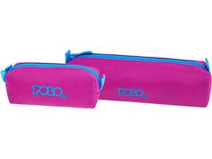 Κασετίνα βαρελάκι Polo Wallet IV Fuchia/Cyan (937006-4456)
