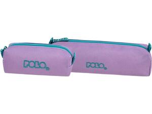 Κασετίνα βαρελάκι Polo Wallet IV Lilac/Petrol (937006-4558)