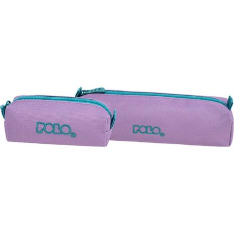 Κασετίνα βαρελάκι Polo Wallet IV Lilac/Petrol (937006-4558)