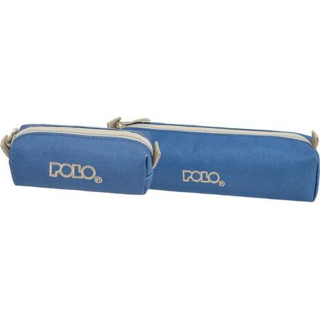 Κασετίνα βαρελάκι Polo Wallet IV Raf Blue/Light Grey (937006-5523)