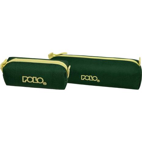 Κασετίνα βαρελάκι Polo Wallet IV Green/Yellow (937006-6271)