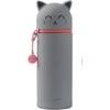 Κασετίνα σιλικόνης Cute Animals  i-Total XL2484 Grey Cat