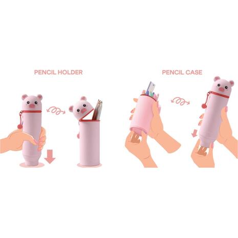 Κασετίνα σιλικόνης Cute Animals  i-Total XL2482A Fox