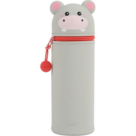 Κασετίνα σιλικόνης Cute Animals  i-Total XL2482E Hippo