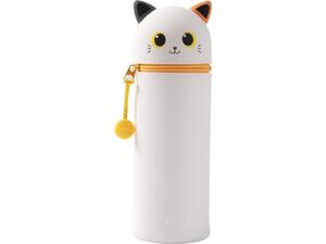 Κασετίνα σιλικόνης Cute Animals  i-Total XL2483 White Cat