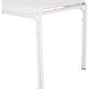 ΤΡΑΠΕΖΙ ΑΛΟΥΜΙΝΙΟΥ RACHEL HM6339.02 ΛΕΥΚΟ 150x80x75Υεκ.