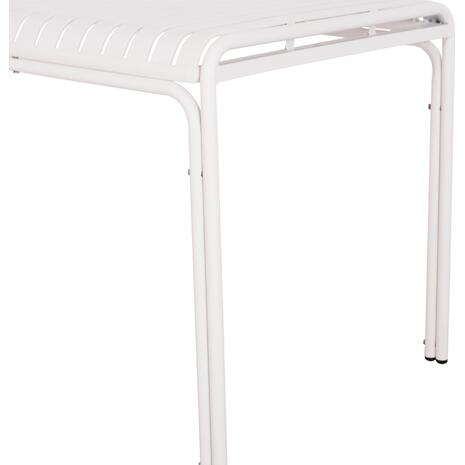 ΤΡΑΠΕΖΙ ΑΛΟΥΜΙΝΙΟΥ RACHEL HM6339.02 ΛΕΥΚΟ 150x80x75Υεκ.