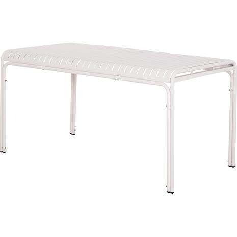 ΤΡΑΠΕΖΙ ΑΛΟΥΜΙΝΙΟΥ RACHEL HM6339.02 ΛΕΥΚΟ 150x80x75Υεκ.