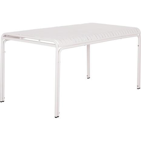 ΤΡΑΠΕΖΙ ΑΛΟΥΜΙΝΙΟΥ RACHEL HM6339.02 ΛΕΥΚΟ 150x80x75Υεκ.