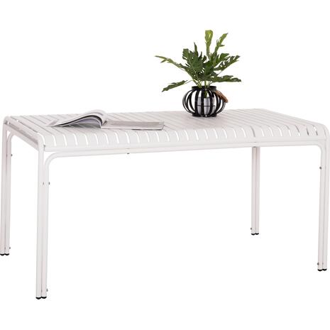 ΤΡΑΠΕΖΙ ΑΛΟΥΜΙΝΙΟΥ RACHEL HM6339.02 ΛΕΥΚΟ 150x80x75Υεκ.