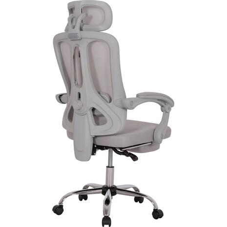 ΚΑΡΕΚΛΑ ΓΡΑΦΕΙΟΥ BARNET HM18258.02 ΓΚΡΙ MESH-ΓΚΡΙ ΣΚΕΛΕΤΟΣ NYLON 61x62x123Υ