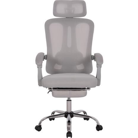 ΚΑΡΕΚΛΑ ΓΡΑΦΕΙΟΥ BARNET HM18258.02 ΓΚΡΙ MESH-ΓΚΡΙ ΣΚΕΛΕΤΟΣ NYLON 61x62x123Υ