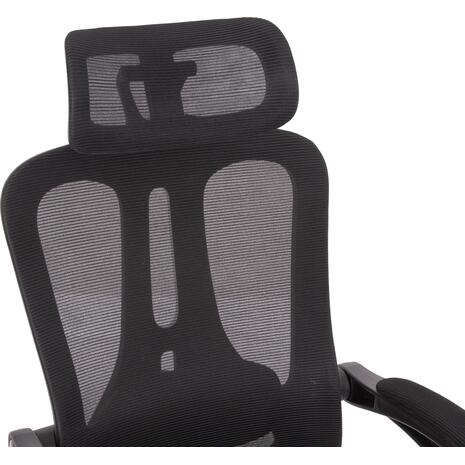 ΚΑΡΕΚΛΑ ΓΡΑΦΕΙΟΥ BARNET HM18258.01 ΜΑΥΡΟ MESH-ΜΑΥΡΟΣ ΣΚΕΛΕΤΟΣ NYLON 61x62x123Υ