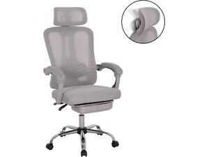 ΚΑΡΕΚΛΑ ΓΡΑΦΕΙΟΥ BARNET HM18258.02 ΓΚΡΙ MESH-ΓΚΡΙ ΣΚΕΛΕΤΟΣ NYLON 61x62x123Υ