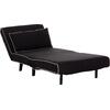 ΠΟΛΥΘΡΟΝΑ ΚΡΕΒΑΤΙ BRAXTON HM8425.03 ΜΑΥΡΟ ΥΦΑΣΜΑ 78x88x78Υεκ.