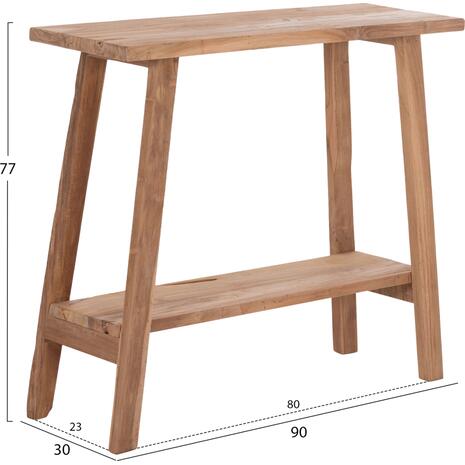 ΚΟΝΣΟΛΑ TALIBER HM18256 ΞΥΛΟ TEAK ΣΕ ΦΥΣΙΚΟ ΧΡΩΜΑ 90x30x77Υεκ.