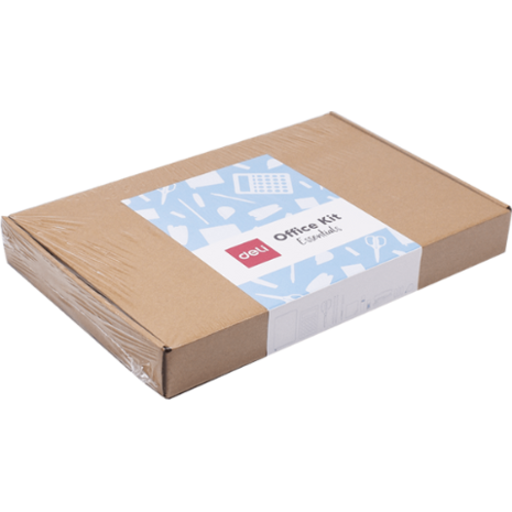 Σετ οργάνωσης γραφείου Deli Office Kit Essentials 12 τεμαχίων Μπλε αποχρώσεις