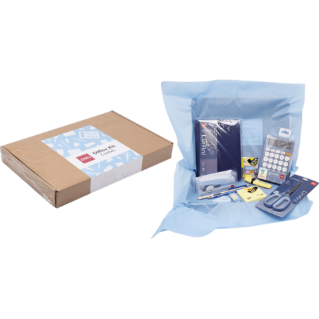 Σετ οργάνωσης γραφείου Deli Office Kit Essentials 12 τεμαχίων Μπλε αποχρώσεις