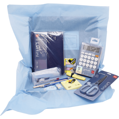 Σετ οργάνωσης γραφείου Deli Office Kit Essentials 12 τεμαχίων Μπλε αποχρώσεις