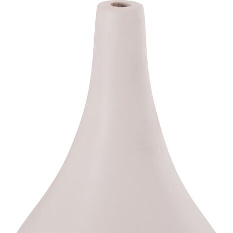 ΕΠΙΤΡΑΠΕΖΙΟ ΔΙΑΚΟΣΜΗΤΙΚΟ ΒΑΖΟ DENI HM4663.02S FIBER CEMENT ΣΕ ΛΕΥΚΟ--Φ15x27Υεκ.