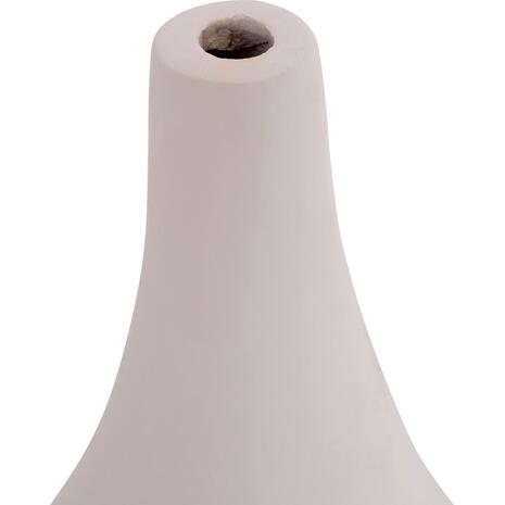 ΕΠΙΤΡΑΠΕΖΙΟ ΔΙΑΚΟΣΜΗΤΙΚΟ ΒΑΖΟ DENI HM4663.02S FIBER CEMENT ΣΕ ΛΕΥΚΟ--Φ15x27Υεκ.