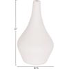 ΕΠΙΤΡΑΠΕΖΙΟ ΔΙΑΚΟΣΜΗΤΙΚΟ ΒΑΖΟ DENI HM4663.02S FIBER CEMENT ΣΕ ΛΕΥΚΟ--Φ15x27Υεκ.