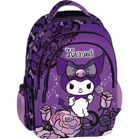 Τσάντα πλάτης 3 θέσεων Graffiti Purple Kuromi