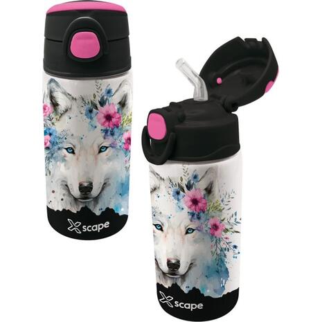 Παγούρι ανοξείδωτο Graffiti Xscape Λύκος 500ml