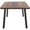 ΤΡΑΠΕΖΙ ΑΛΟΥΜΙΝΙΟΥ TABER ΜΕ POLYWOOD 200X100 ΓΚΡΙ HM5131.12