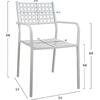 ΠΟΛΥΘΡΟΝΑ ΜΕΤΑΛΛΙΚΗ HM5031.02 ZETA ΣΕ ΛΕΥΚΟ ΧΡΩΜΑ 54x51x84Υεκ