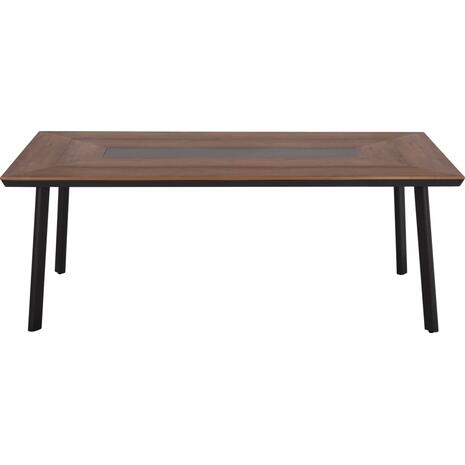 ΤΡΑΠΕΖΙ ΑΛΟΥΜΙΝΙΟΥ TABER ΜΕ POLYWOOD 200X100 ΓΚΡΙ HM5131.12