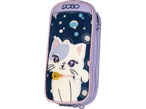 Κασετίνα οβάλ 3 θέσεων Polo Reel Space Cat