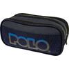 Κασετίνα οβάλ 3 θέσεων Polo Cryptic Night Blue - Μπλε Νύχτας