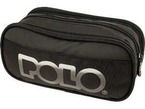 Κασετίνα οβάλ 3 θέσεων Polo Cryptic Black - Μαύρο